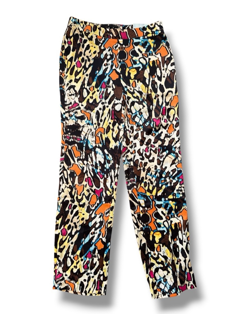 NWT Chico’s Silky Bright Animal Print Wide Leg Pull-On Pants Size 00 (US XS(2) - Picture 7 of 12